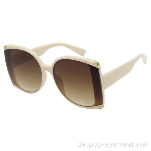 Vintage Sonnenbrille mit großem Rahmen für Damen Sha